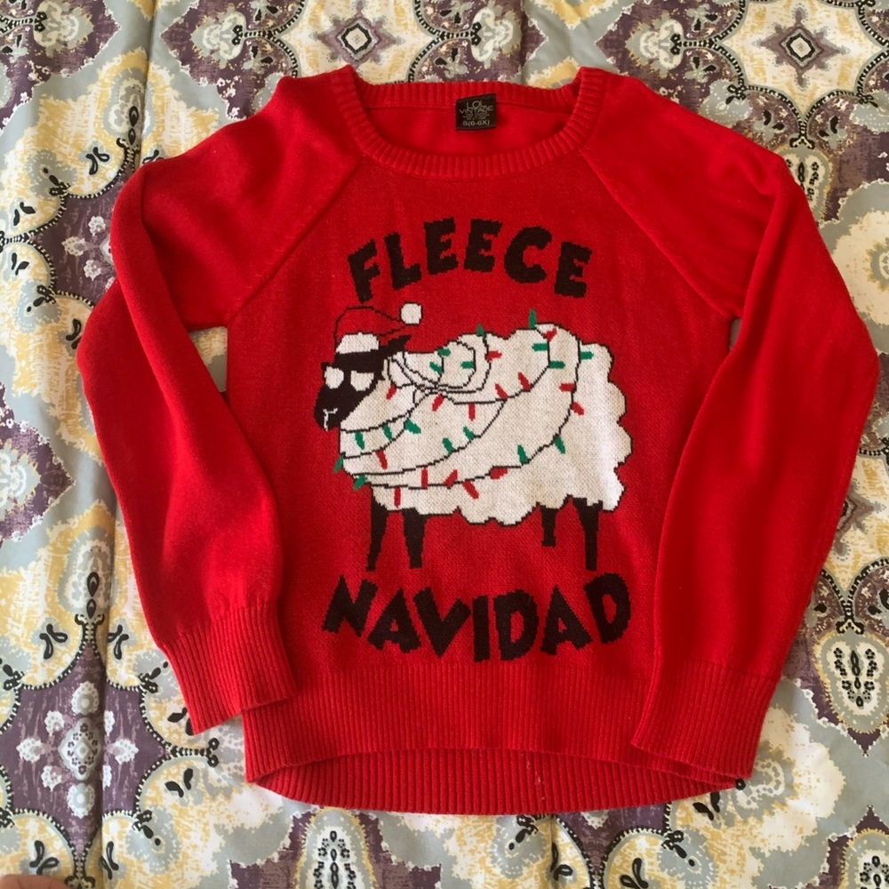 Girls Christmas sweater